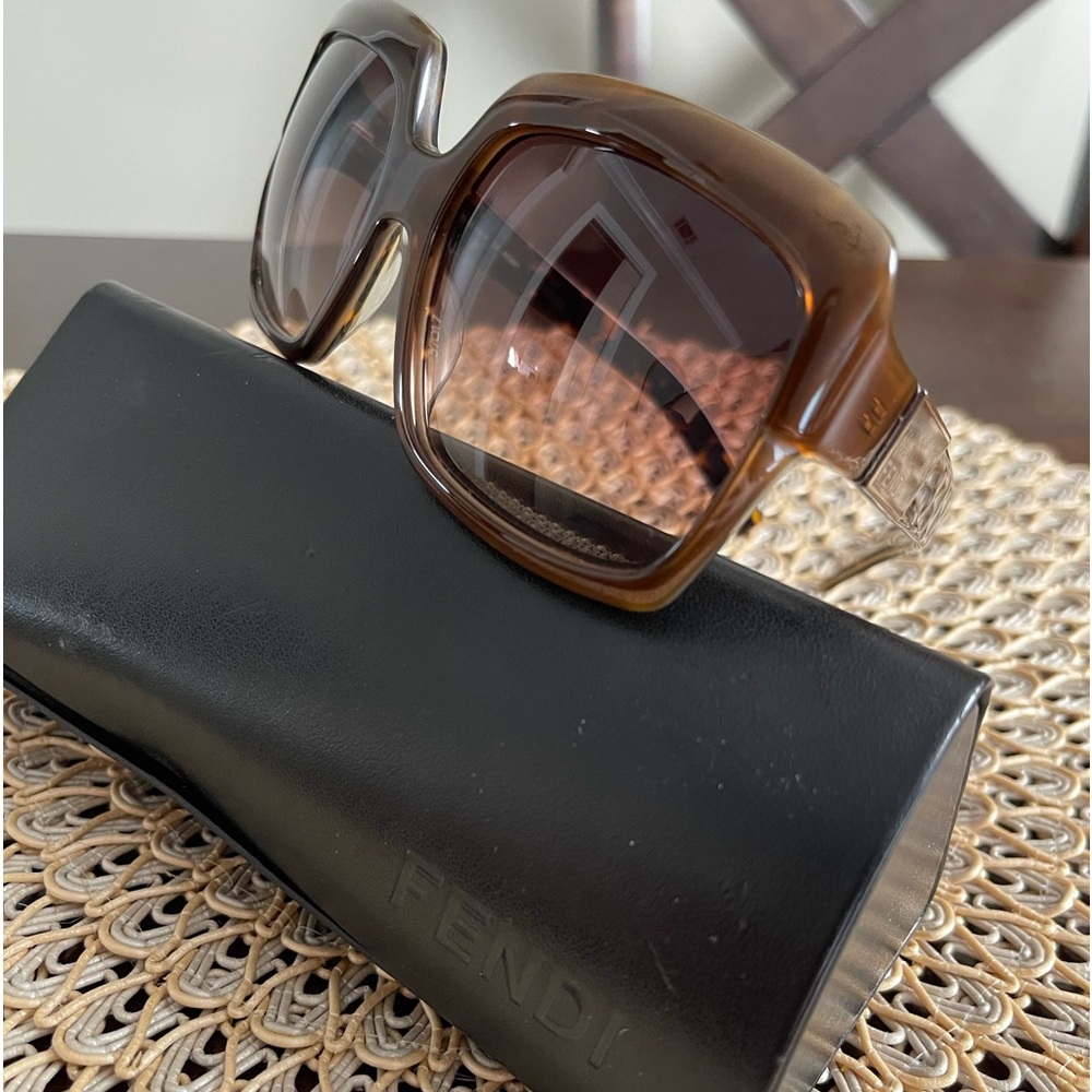 Fendi square gradient sunglasses